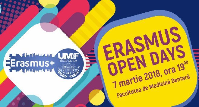 Erasmus Open Day, la UMF Târgu-Mureş
