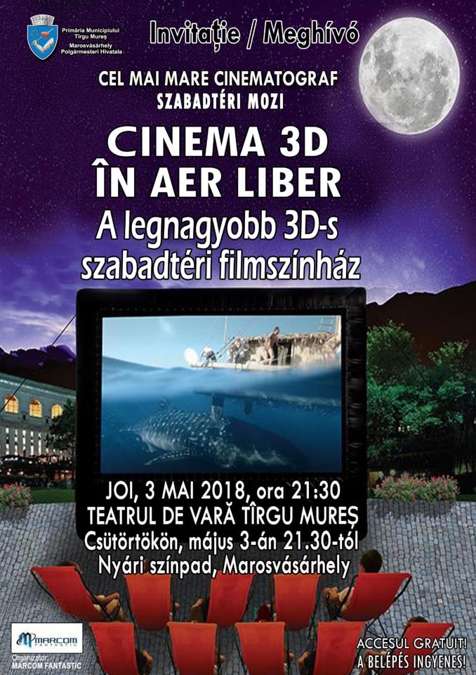 Se deschide un cinema în aer liber la Târgu-Mureș!