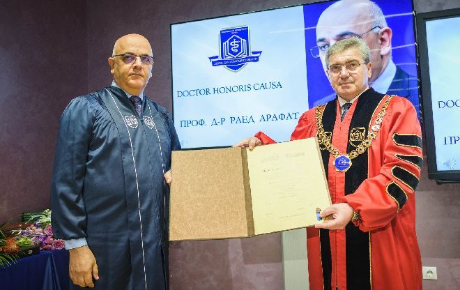 Raed Arafat, „Doctor Honoris Causa” al unei universităţi din Bulgaria