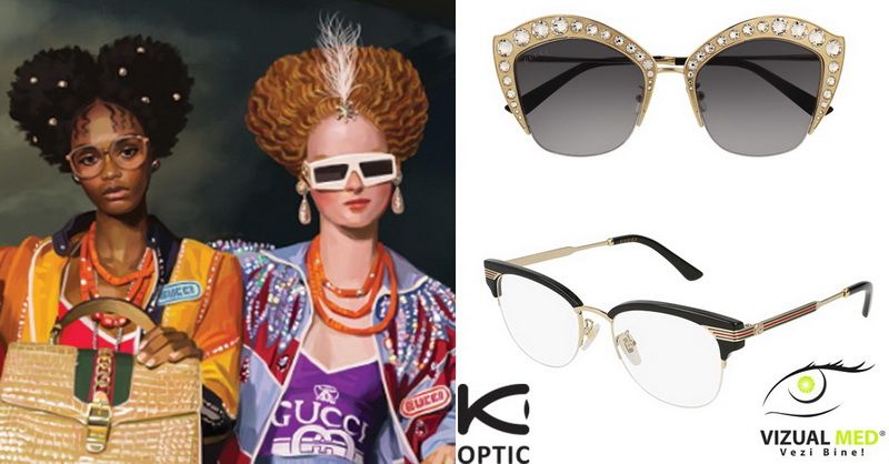 Prezentare de ochelari şi rame Gucci, la VizualMed