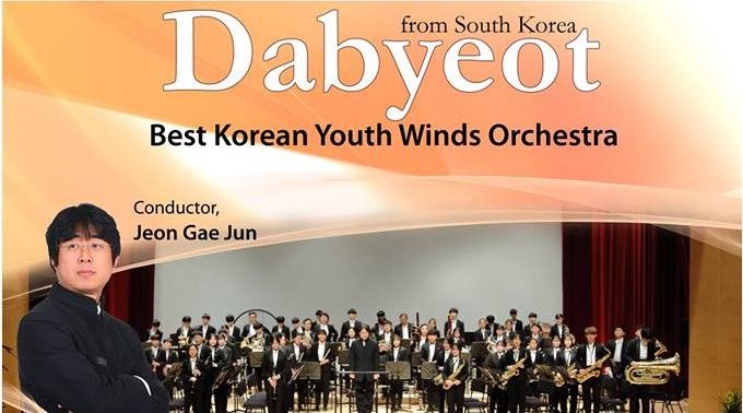 Concert Extraordinar Dabyeot Youth Wind Orchestra, la Palatul Culturii!