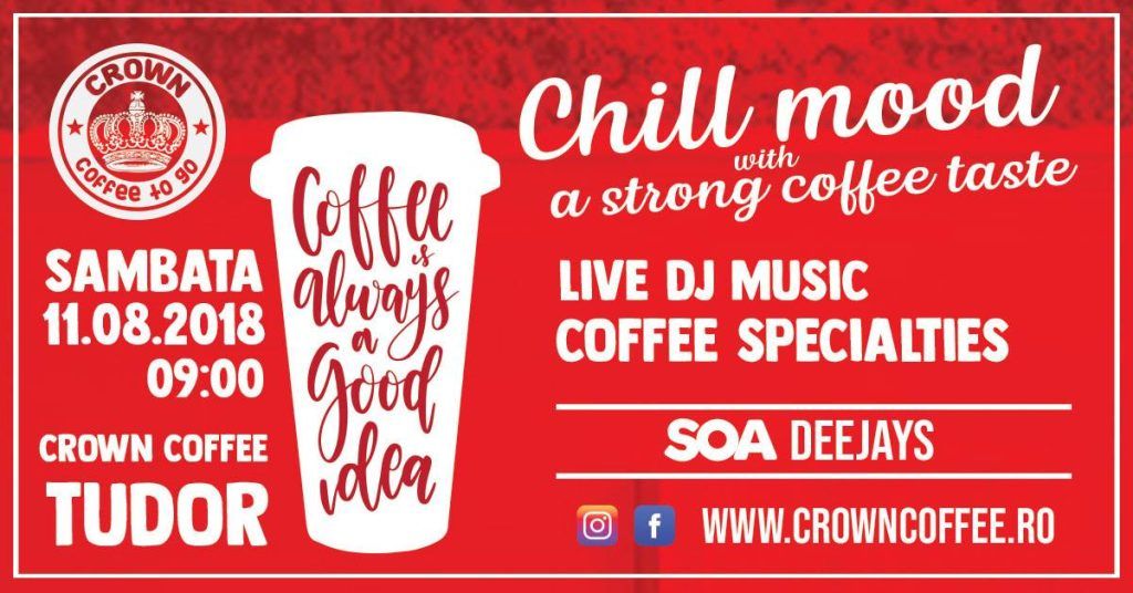 Crown Cafe te invită la muzică și cafea