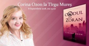 Scriitoarea Corina Ozon ajunge la Târgu-Mureș