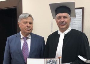 Prof. dr. Leonard Azamfirei, Doctor Honoris Causa al Universităţii de Medicină şi Farmacie din Republica Moldova