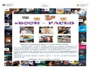 Bookfaces, un concurs de fotografie creativă pentru toate vârstele