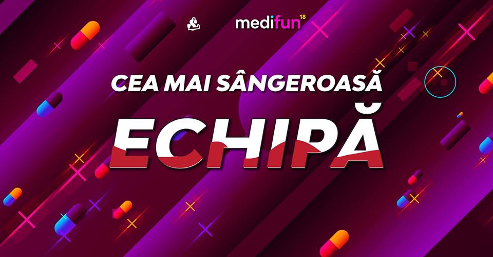 Donează sânge în cadrul Medifun! „Cea mai sângeroasă echipă” va fi răsplătită