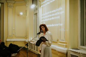 Poeta Gabriela Feceoru a citit poezii inedite la Z9 Festival de la Sibiu