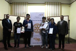 Câștigătorii Concursului Interjudețean de Matematică premiați de Rotary
