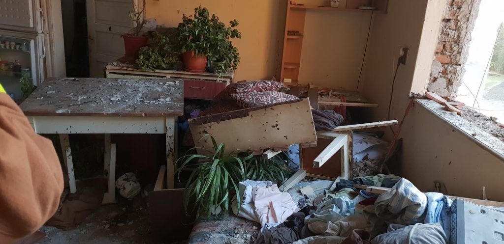 Foto: Explozie la Gornești – două victime în stare foarte gravă