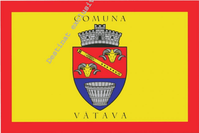 Nou steag aprobat pentru comuna Vătava