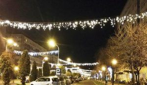 Ornamente luminoase pentru Sărbătorile de Iarnă, la Sighişoara