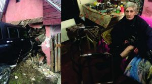 FOTO: Chetă pentru femeia din Corunca a cărei casă a fost distrusă de un Hummer!