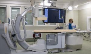 FOTO: Angiograf performant pentru proceduri de cardiologie intervențională la Spitalul Clinic Judeţean de Urgenţă