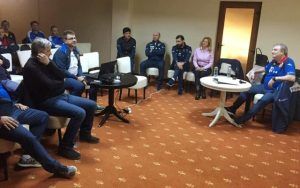 Ședință de instruire cu  Mihai Stoichiță, la „Cupa Municipiului Reghin”