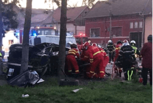 Update FOTO. Accident rutier cu două victime decedate în această dimineață la Gara Mare din Târgu-Mureș