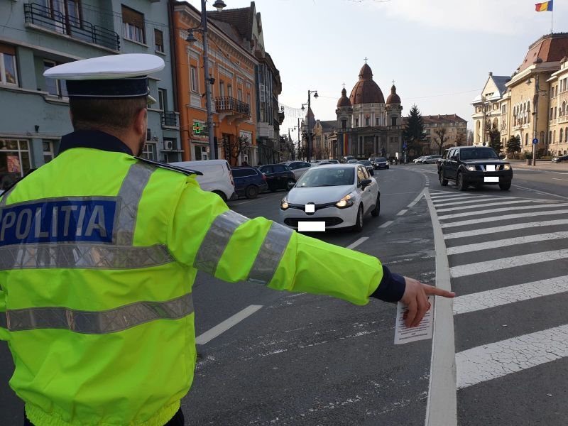 Mărțișoare în trafic