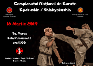 Naționalele de kyokushin la Târgu-Mureș