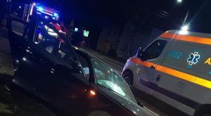 FOTO: BMW ieşit în decor pe DN 15 Târgu-Mureş – Reghin!