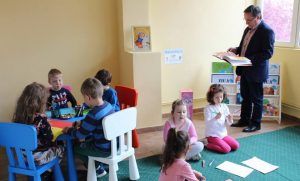 FOTO: GrădiBibliotecă amenajată la Inspectoratul Şcolar Mureş!