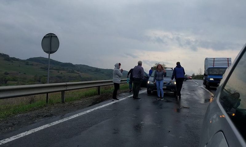 Accident pe DN 13, lângă Sighişoara!