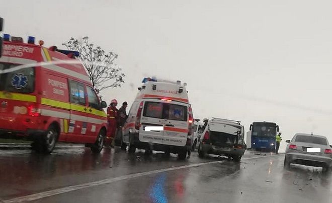 Accident la ieşire din Luduş, spre Târgu-Mureş!