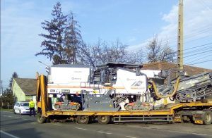 Blocaj în Sângeorgiu de Mureş, un trailer „s-a pus de-a curmezişul”