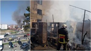 FOTO: O nouă victimă a unui incendiu, de această dată în cartierul Mureșeni. Femeia a decedat.