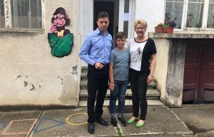 Târnăveni: Nicolae Sorin Megheşan (PNL), la vot alături de familie