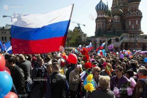Rusia/1 Mai: Peste 100 de arestări în cursul unor manifestaţii anti-Putin