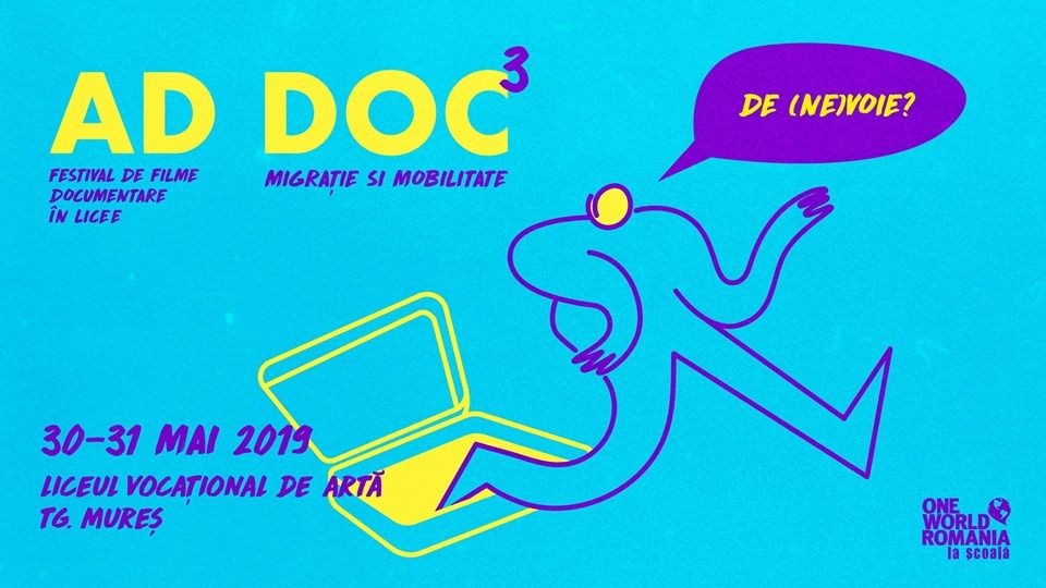 Festivalul AdDOC – De (ne)voie?, la Târgu Mureș, în cadrul One World Romania la Școală