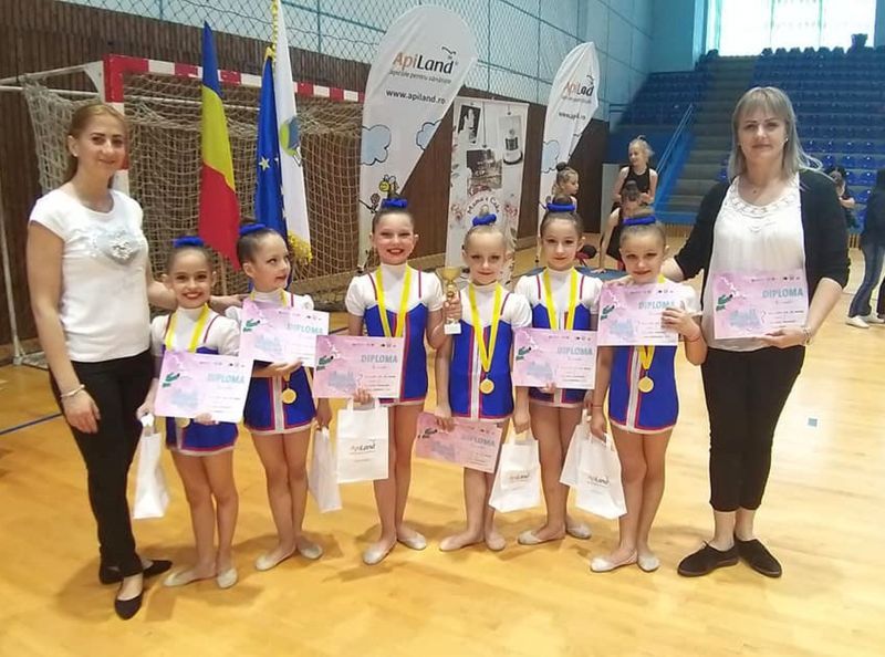 LPS Târgu Mureș, 6 medalii la Campionatul Național Școlar de gimnastică ritmică