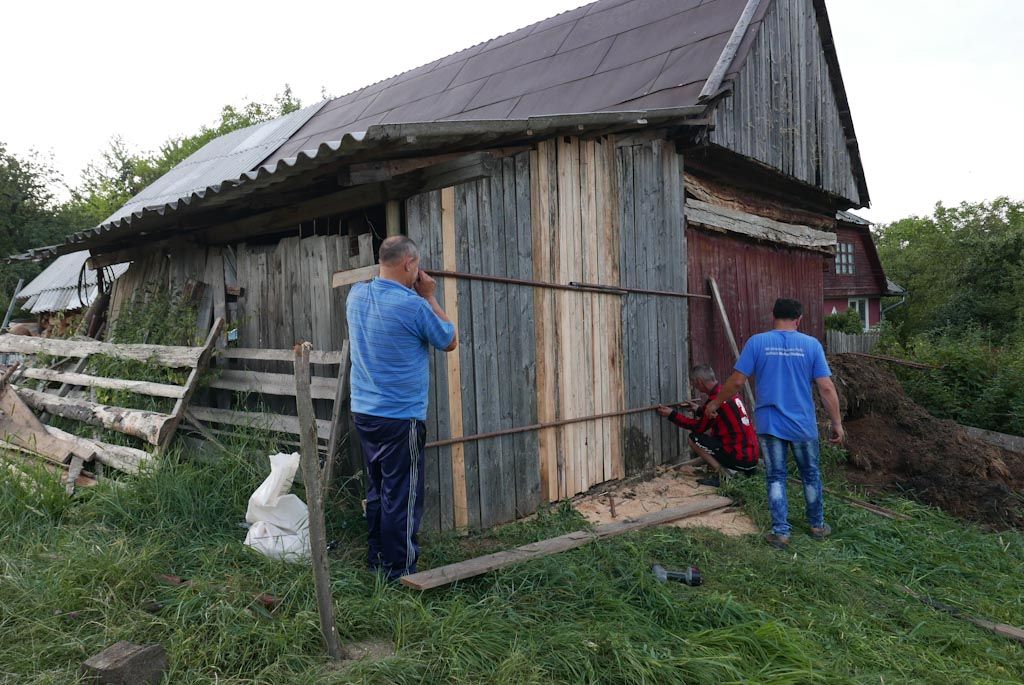 FOTO: Un urs a luat un porc de 300 de kilograme dintr-o gospodărie din Isticeu!