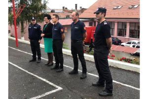 Schimb internațional de experiență pentru pompierii din Reghin