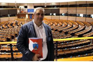 FOTO: Primarul mureșean Sófalvi Szabolcs, în Parlamentul European!
