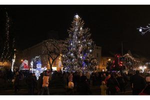 Târgu-Mureș: Spectacol special la inaugurarea Bradului de Crăciun!