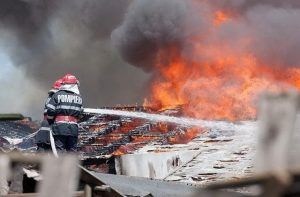 Incendiu lichidat la Sighișoara