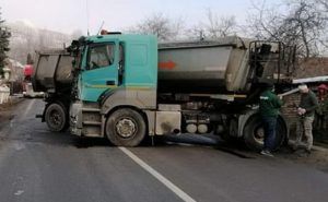 FOTO: Accident cu un rănit, pe DN 13A Bălăușeri – Praid!
