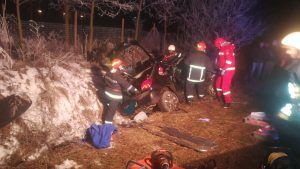 FOTO: Accident cu cinci victime în localitatea Voiniceni