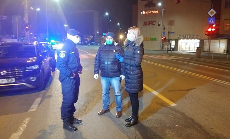 FOTO. Târgu-Mureș: Poliția și Jandarmeria verifică respectarea Ordonanței Militare nr. 2!