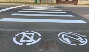 Târgu-Mureș: Marcaje noi pentru siguranța pietonilor