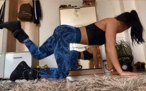 VIDEO: Mureșenii stau acasă: Roxana Diana Doczi face fitness