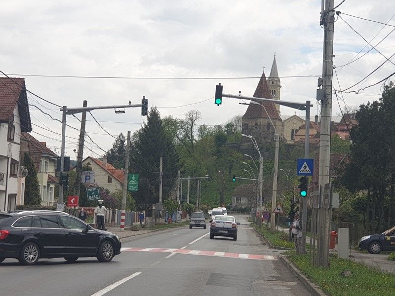 Sighișoara: Fără accidente la ”zebrele” cu semaforizare de tip ”Undă verde”!