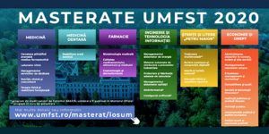 Admiterea 2020 la programele de studii universitare de masterat din cadrul UMFST