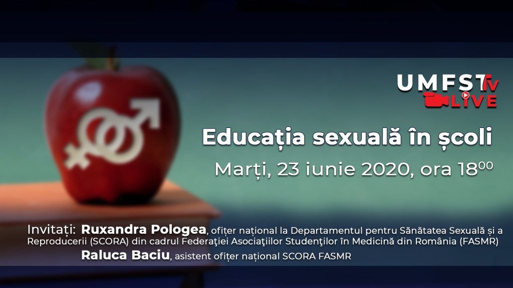 UMFSTv Live: Educația sexuală în școli