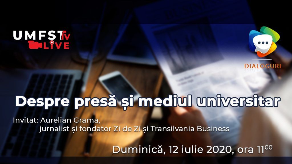 UMFSTv Live: Despre presă și mediul universitar