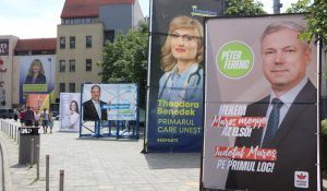 FOTOREPORTAJ: Târgu Mureș – Bătălia electorală, faza pe outdoor