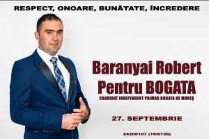 Baranyai Robert, primarul faptelor concrete pentru Bogata