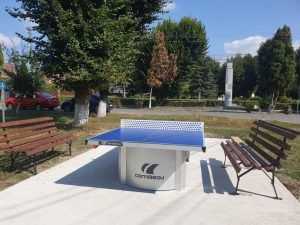 Sighișoara: O nouă masă pentru tenis de exterior dată în folosință