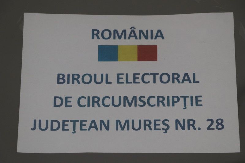 Mureș: Informații despre tragerea la sorți a președinților secțiilor de votare