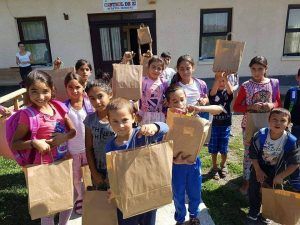 Rechizite Herlitz pentru elevii nevoiași din Sângeru de Pădure, Berghia și Șomoștelnic
